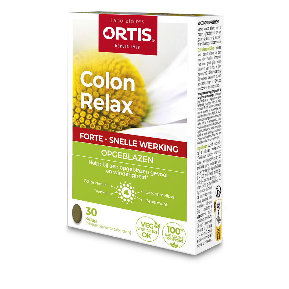 Ortis Colon Relax Forte 30 tabletten