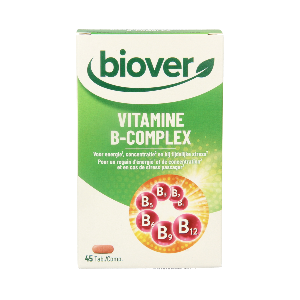 Biover Vitamine B complex all day 45 tabletten