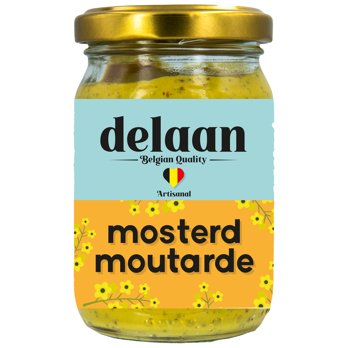 Delaan Mosterd de luxe 190 gram