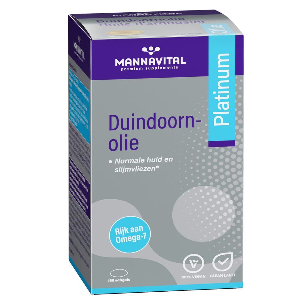 Mannavital Duindoornolie Platinum 150 sg