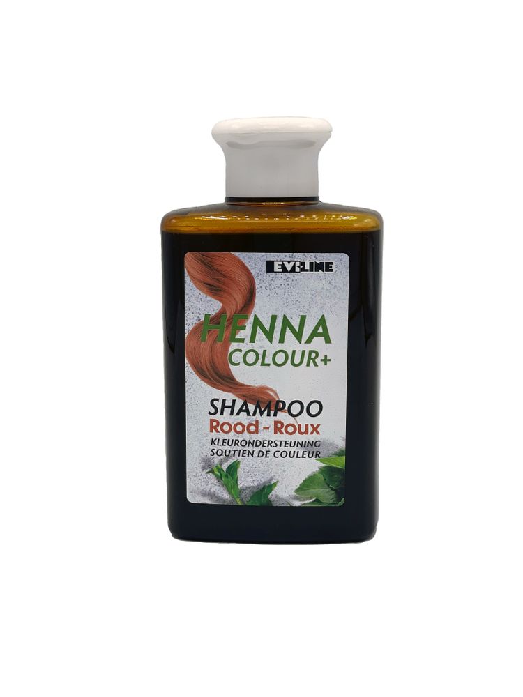 Henna Cure&Care Shampoo colour + rood 300 ml