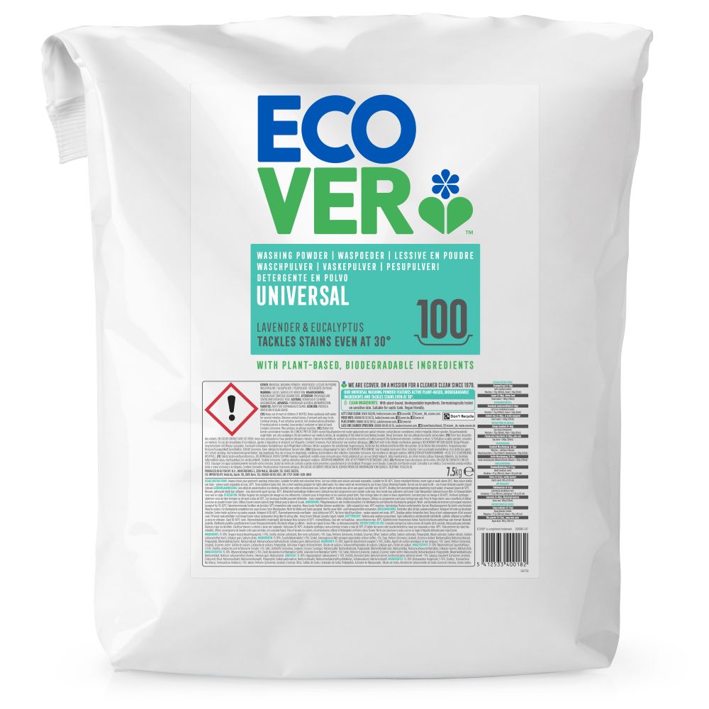 Ecover  waspoeder universal 7500 gram