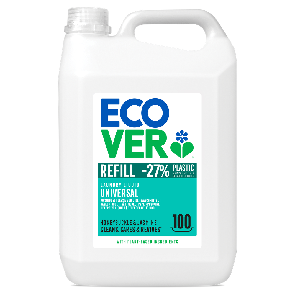 Ecover Vloeibaar Wasmiddel Universal Kamperfoelie & Jasmijn 5 lt
