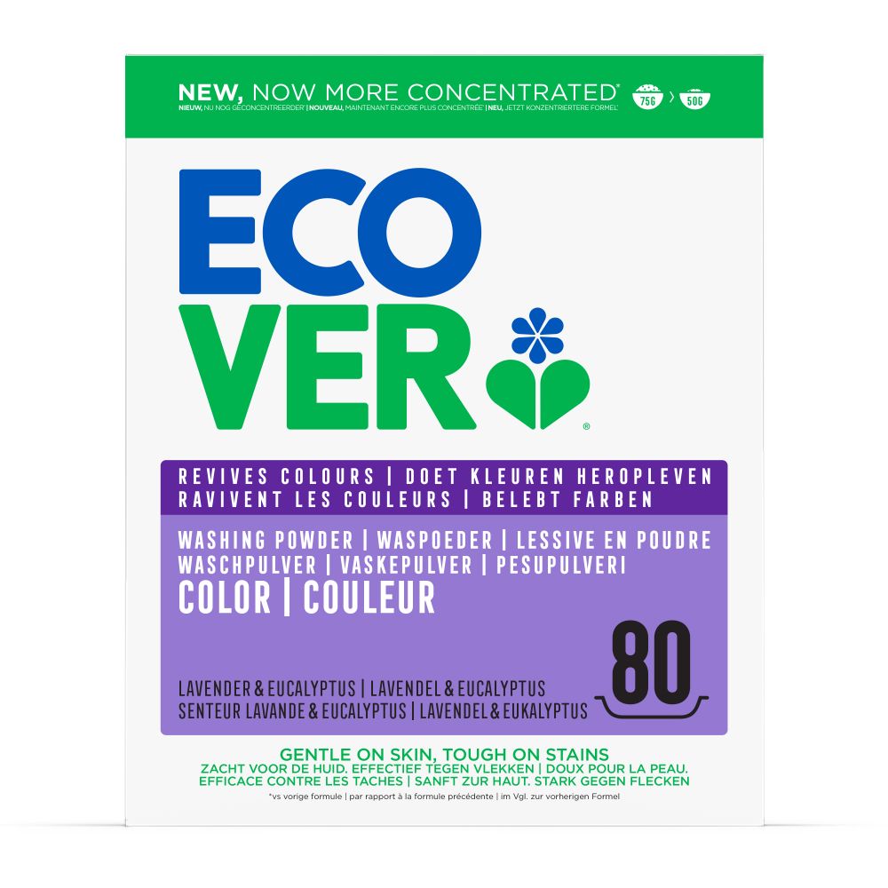 Ecover Color Waspoeder Lavendel & Eucalyptus
