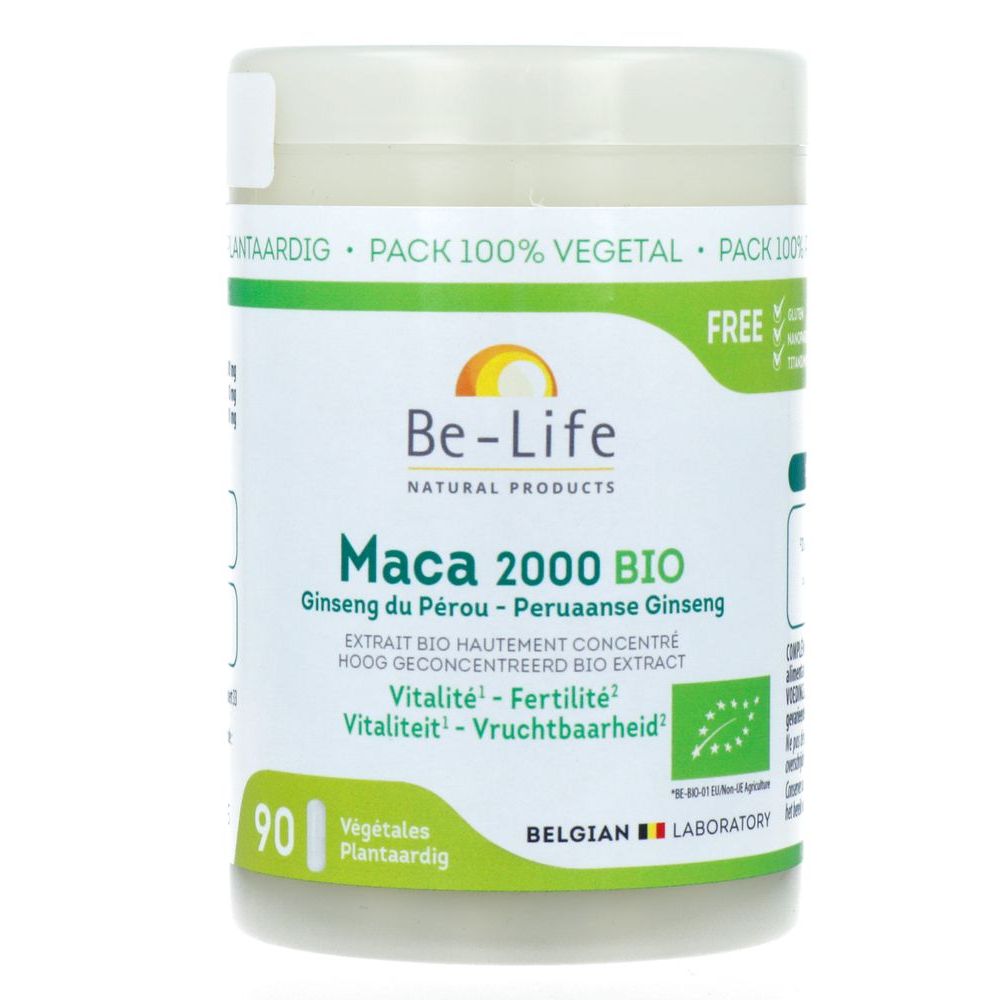 Be-Life Maca 2000 Biologisch 90 vcp