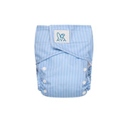 Bumbuns Herbruikbare Luier Klittenband Stripe Clear Sky/Ice Water 1 st
