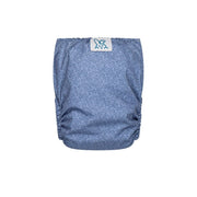 Bumbuns Herbruikbare Luier Drukknopen Texture Denim Blue 1 st