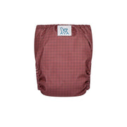 Bumbuns Herbruikbare Luier Drukknopen Houndstoot Mahogany/Hot Ch 1 st