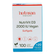 Nutrisan Nutrivit D3 2000 IU Vegan 120 sg