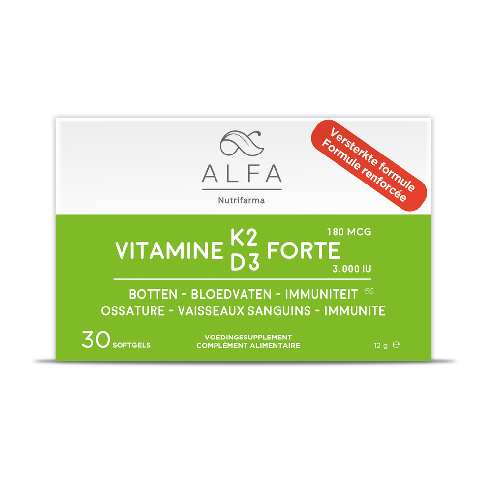Alfa Vitamine K2 & D3 Forte 30 sg