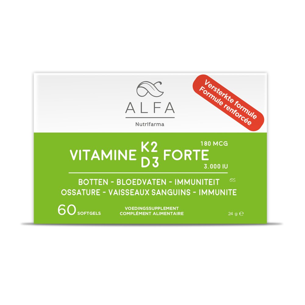 Alfa Vitamine K2 & D3 Forte 60 sg