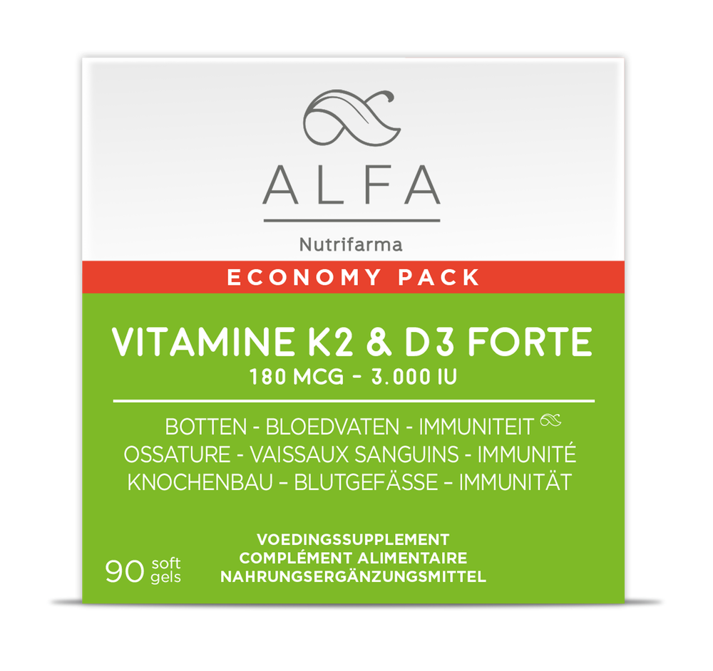 Alfa Vitamine K2 & D3 Forte 90 sg