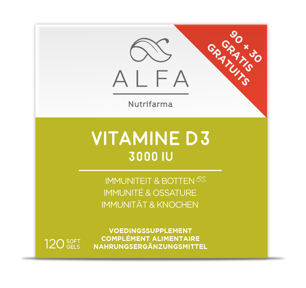 Alfa Vitamine D3 3000IU 120 sg