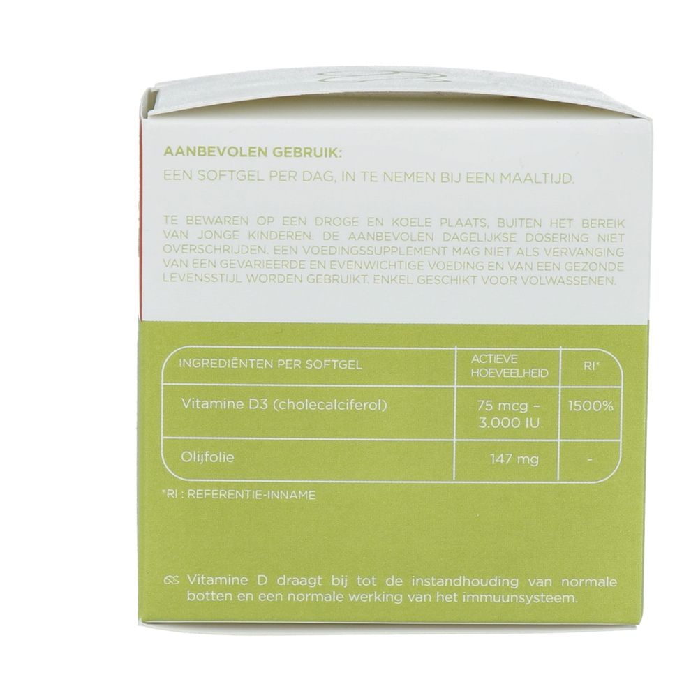Alfa Vitamine D3 3000 IE 120 softgels