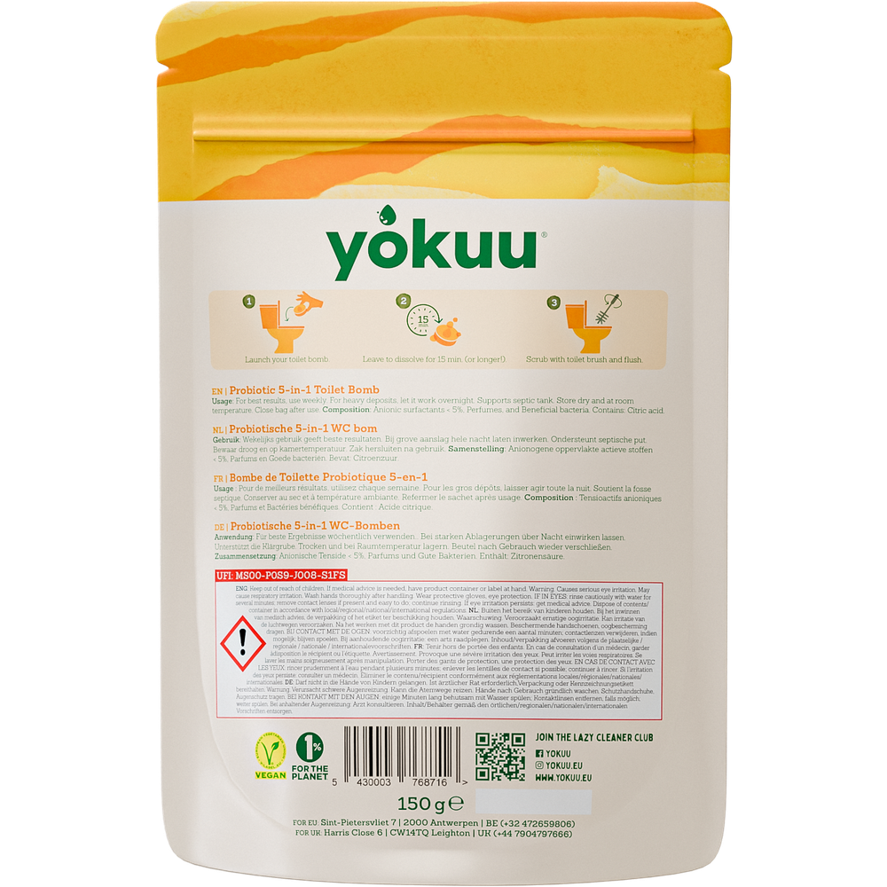 Yokuu Toilet Bom Fresh Breeze 10 stuks