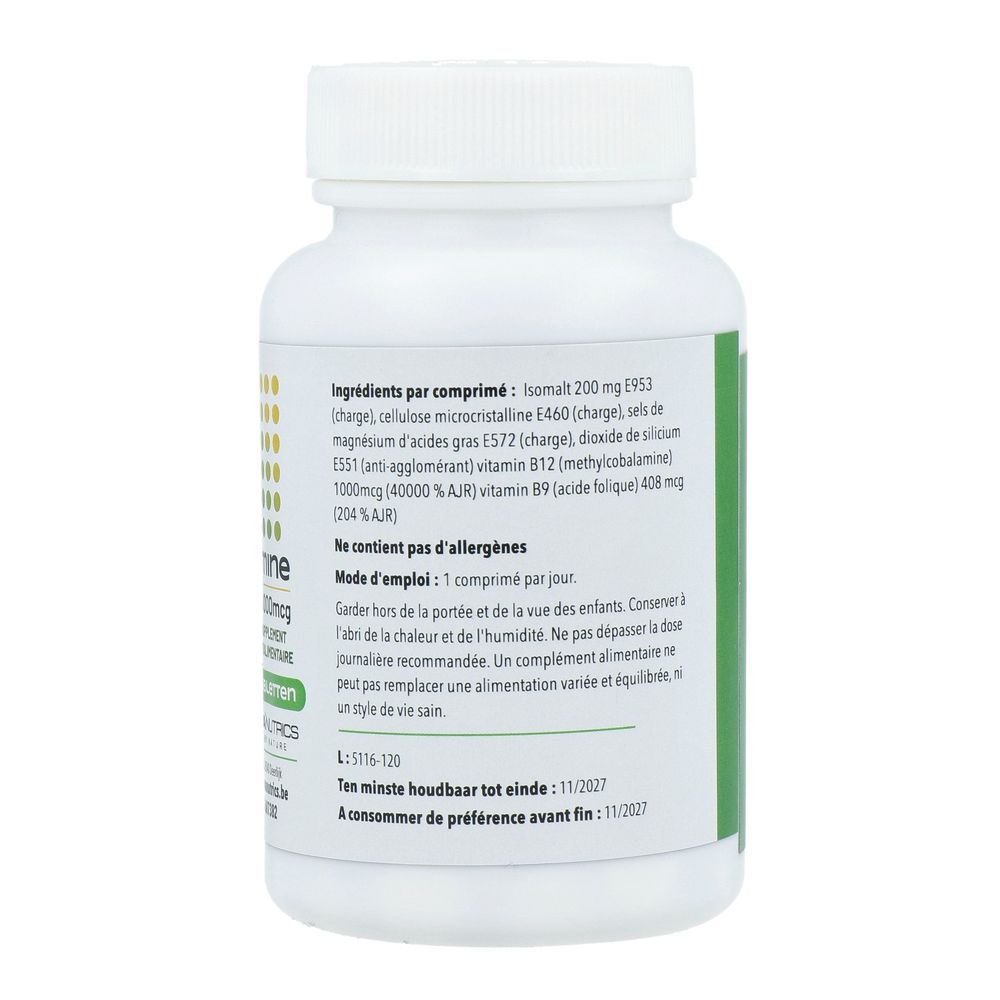 Pharmanutrics Vitamine B12 1000 mcg 120 ktabletten 120 ktb