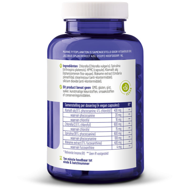 Vitakruid Marine fytoplankton 120 vcaps