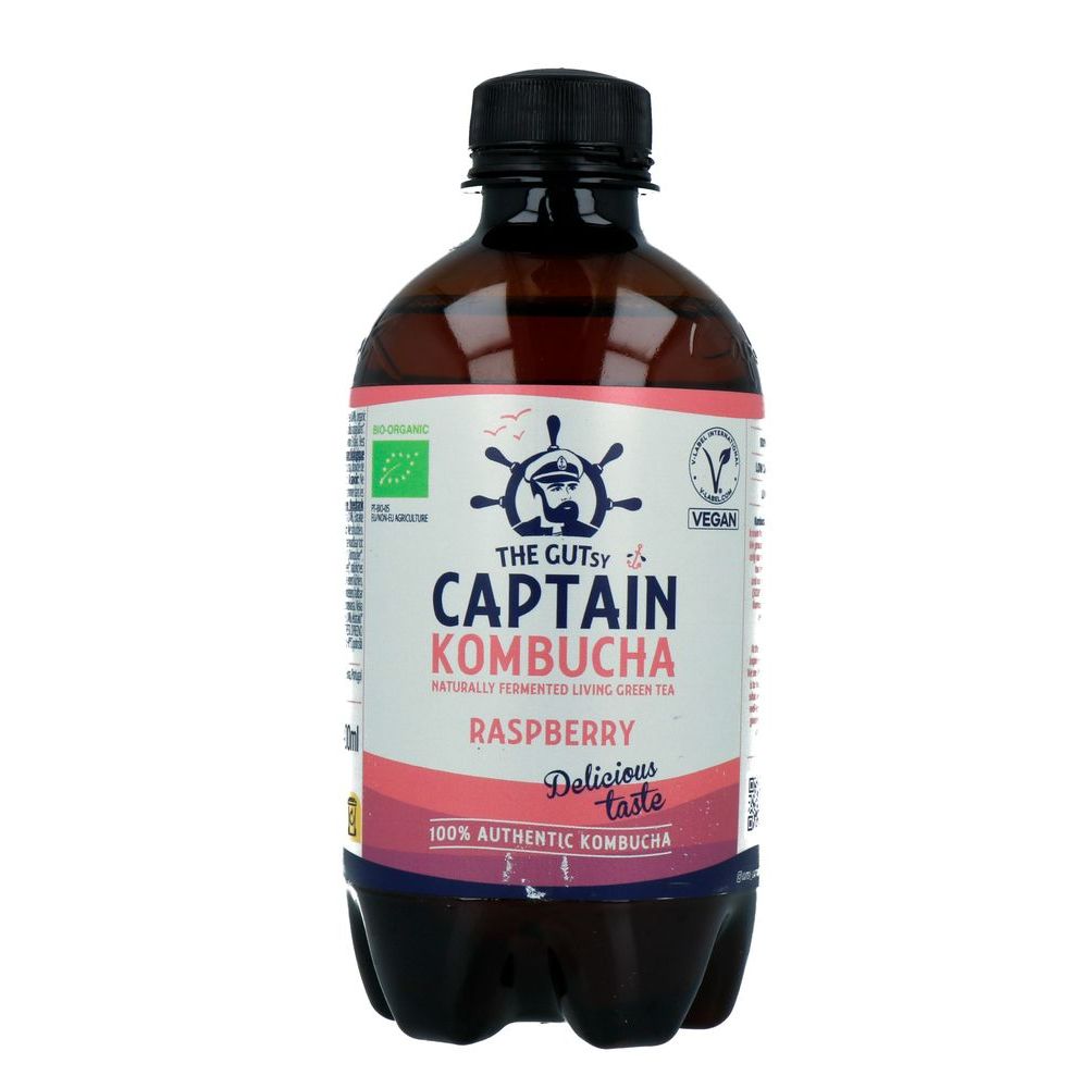 The GUTsy Captain Kombucha California Raspberry 400 ml