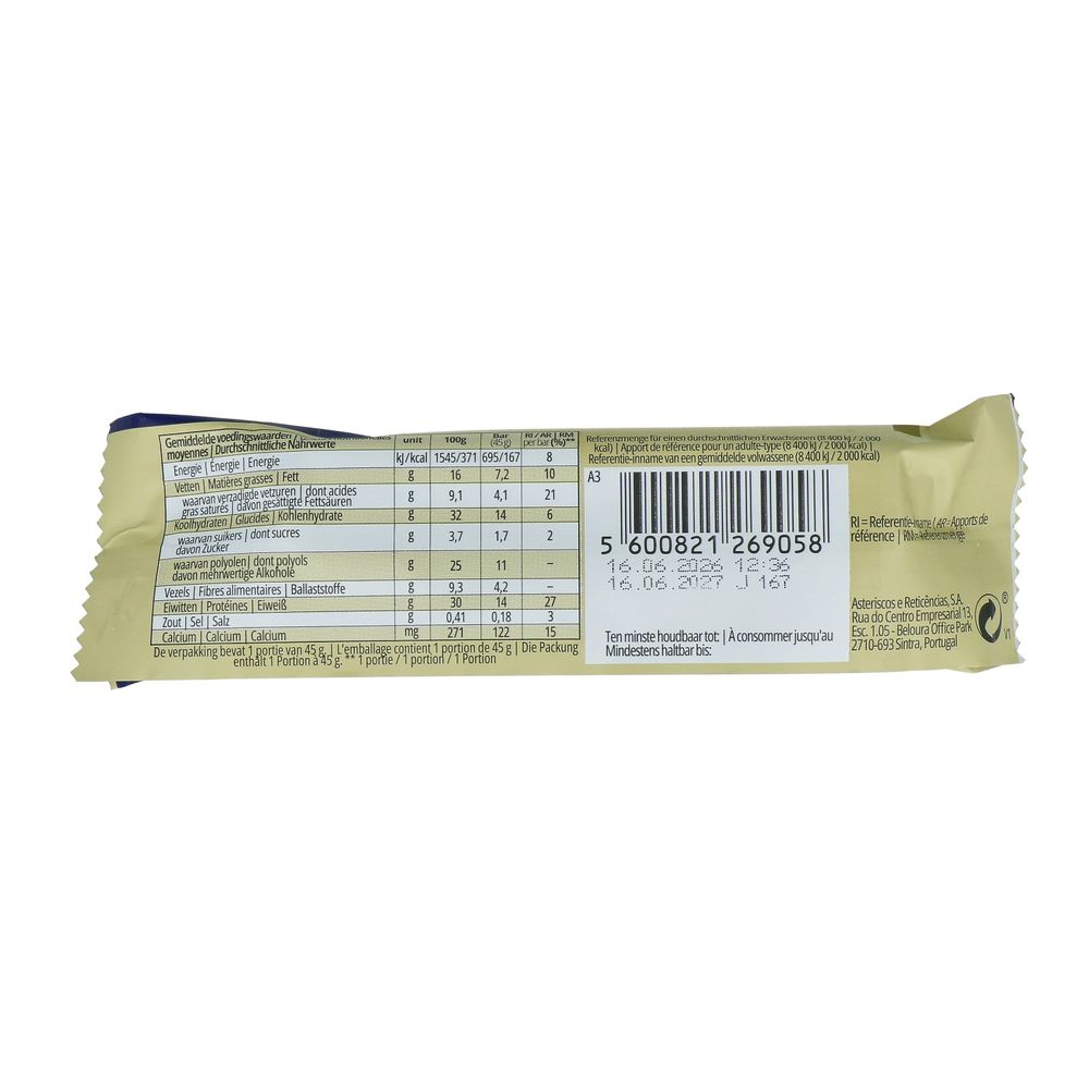 The Gutsy Captain Vanilla & Amond Bar 45 gram