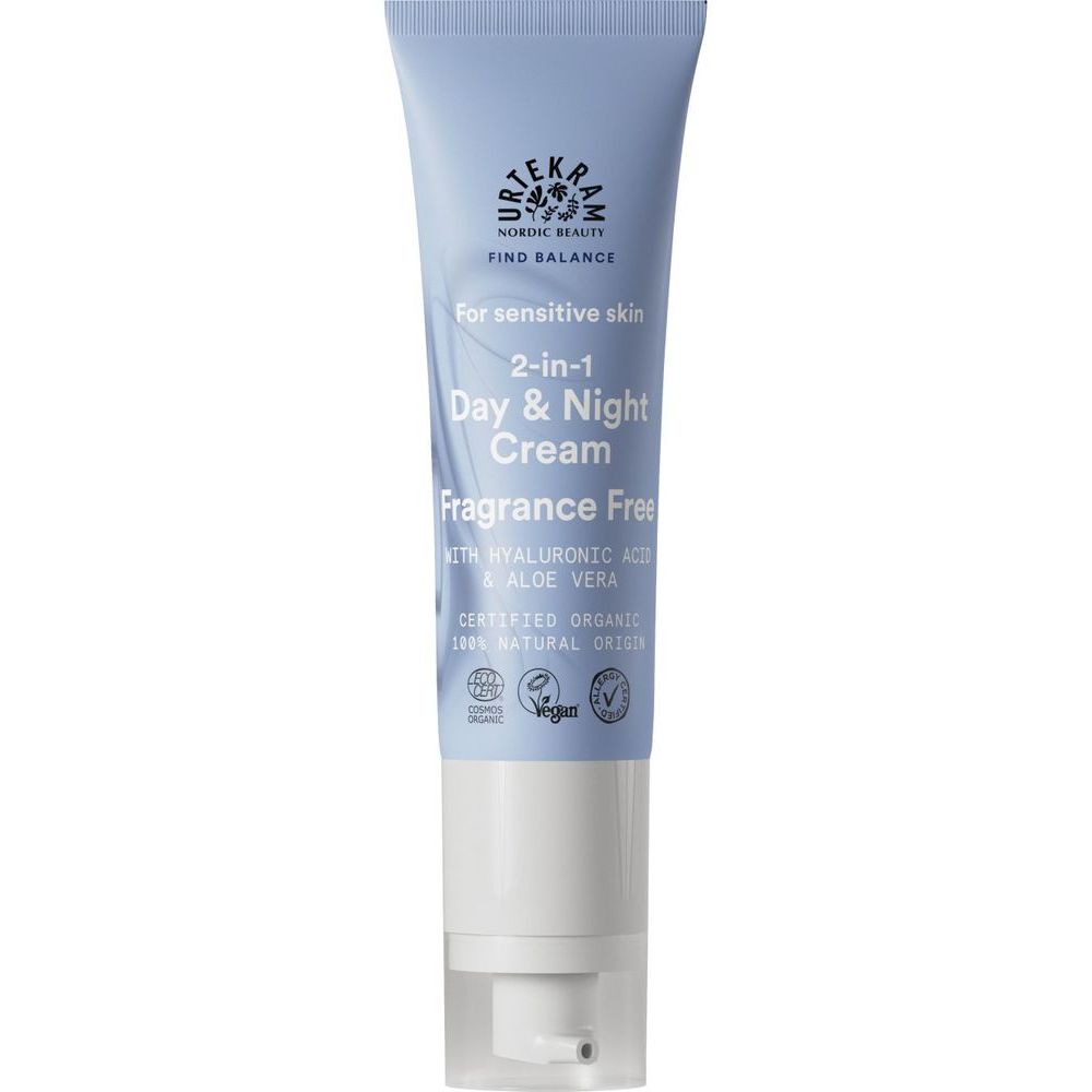 Urtekram Dag en nachtcreme fragrance free 50 ml