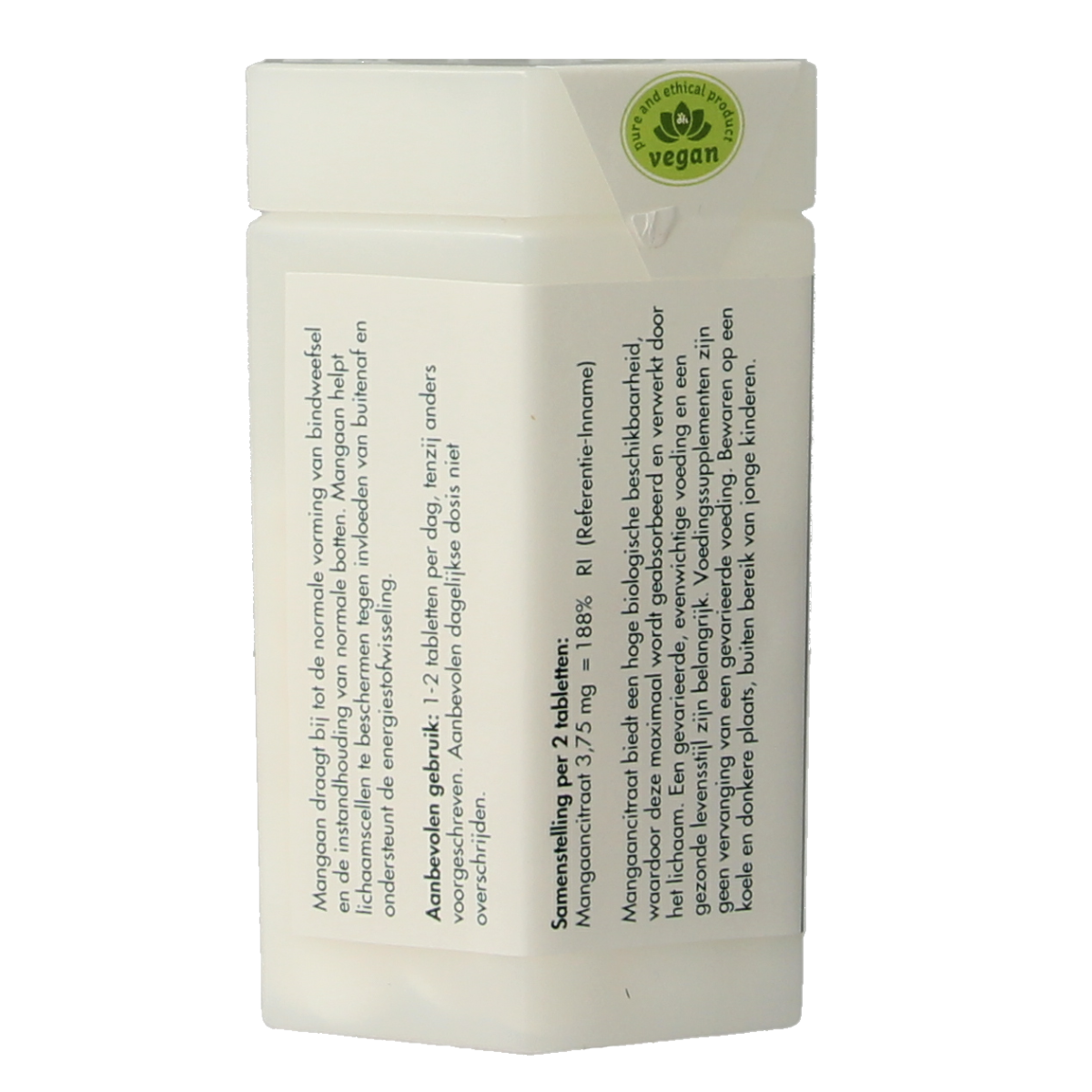 Berthelsen Mangaan citraat 3.75 mg 250 tabletten