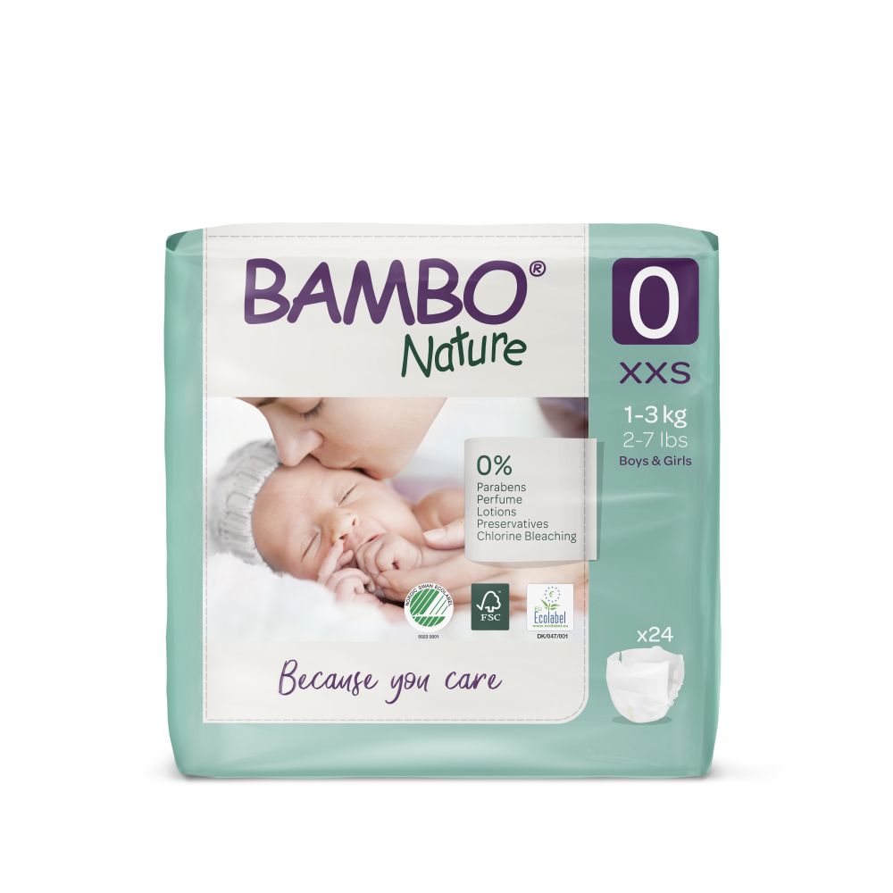 Bambo Nature Luiers Maat 0 XXS 24 st