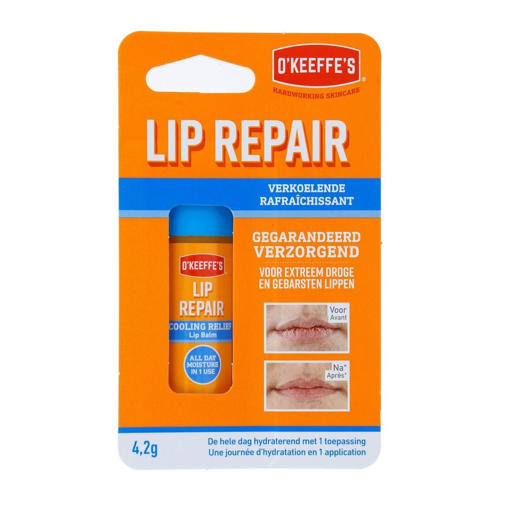 O'Keeffe's Lip repair verkoelende lippenbalsem 4,2 gram