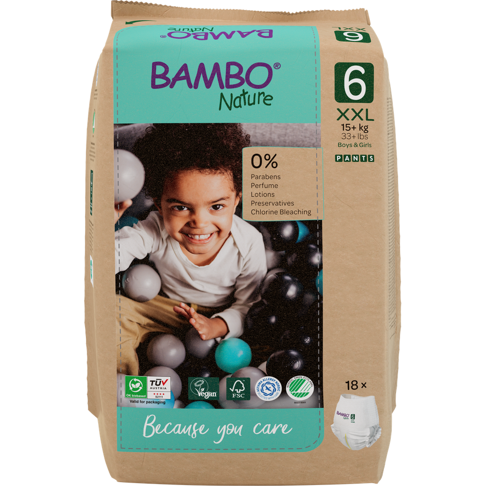 Bambo Nature Luierbroekjes Maat 6 15+kg 18 st