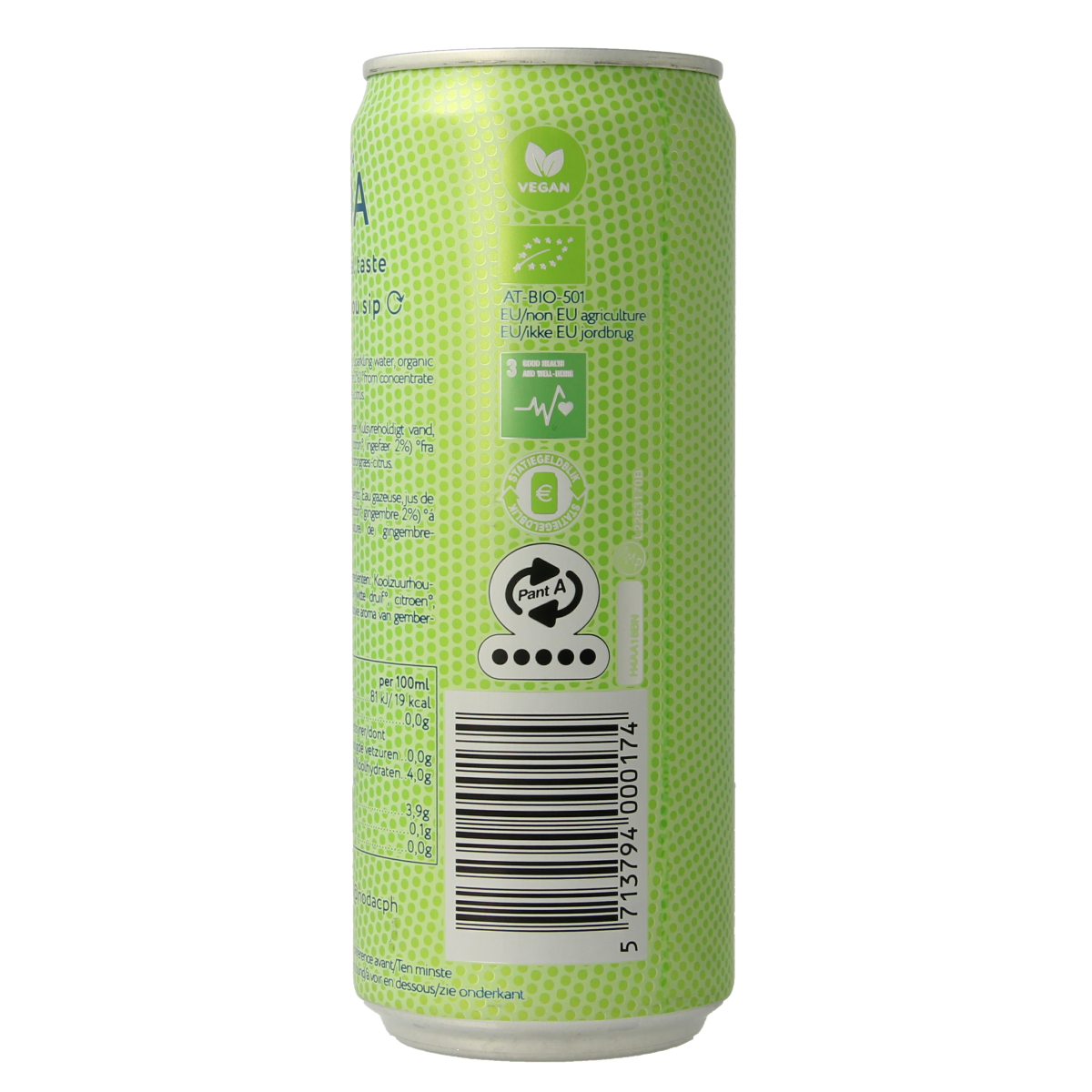 Noda Ginger lemongrass biologisch 330 ml
