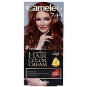 Cameleo crème Permanente Kleuring 7.44 Koper Rood 1 st