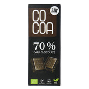 Cocoa Biologische Pure Chocolade Reep 70% 40 gr
