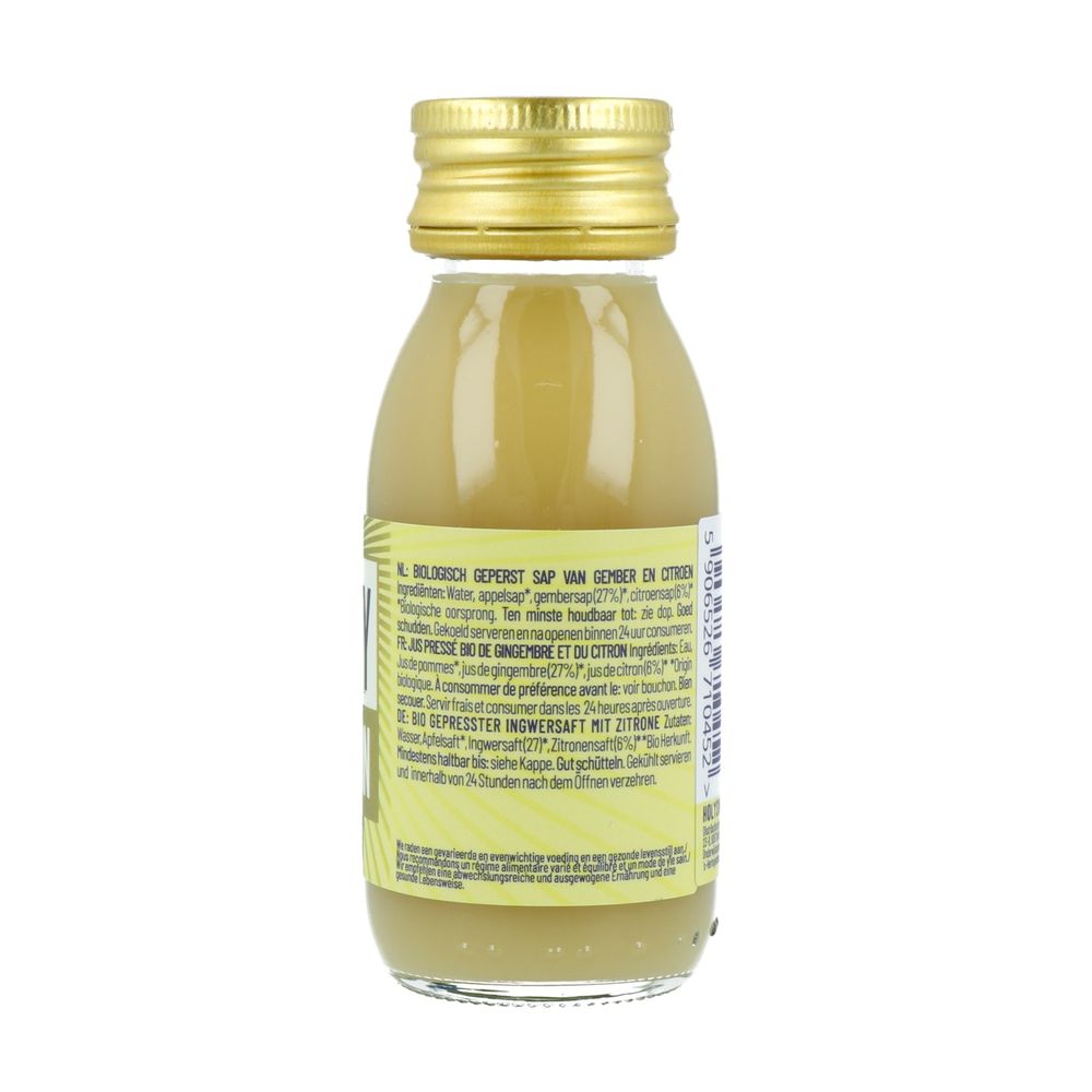 Holyshot Immunity Ginger Lemon Juice Shot biologisch 60 ml