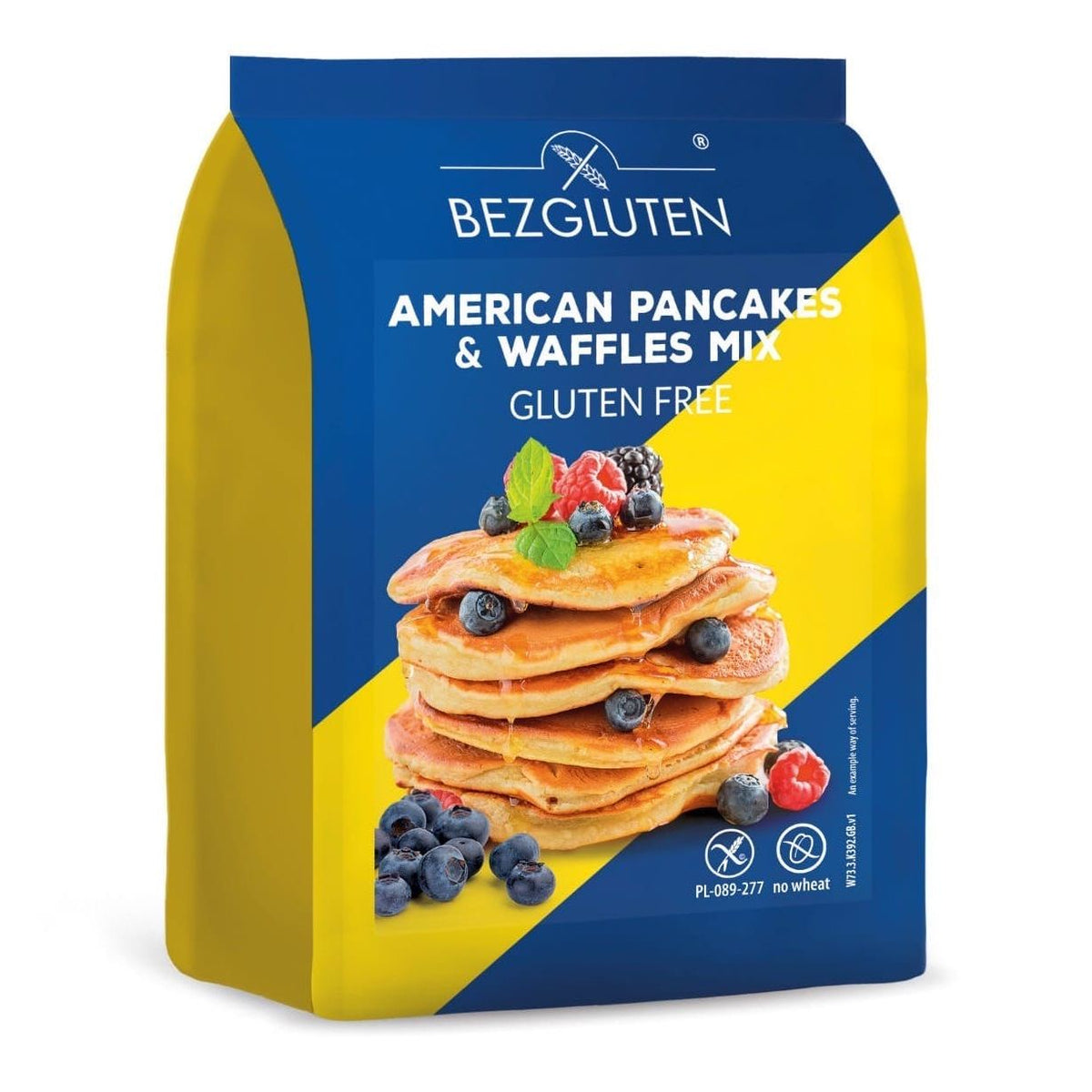 Bezgluten american pancakes & waffles mix 300 gram