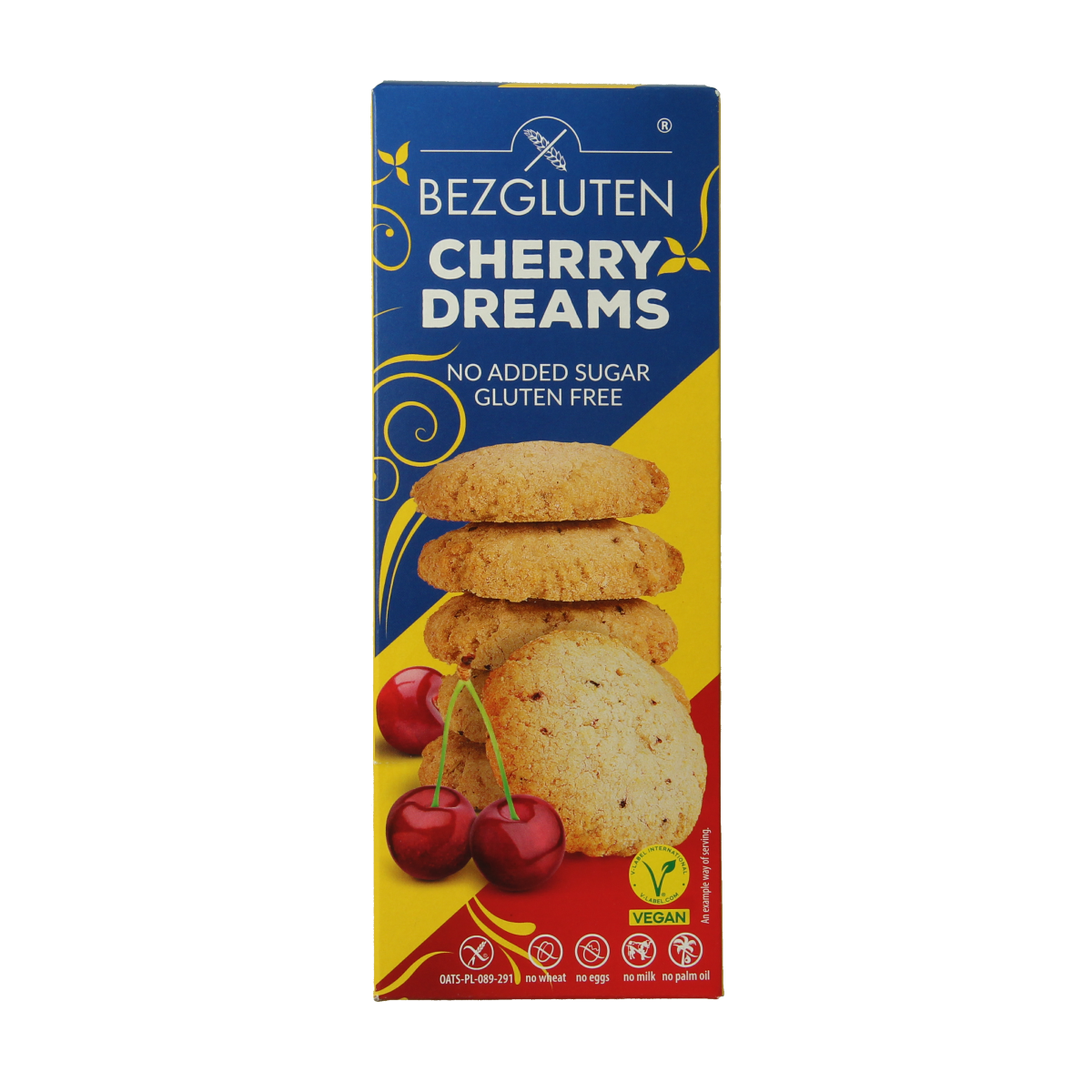 Bezgluten Koekjes kers 110 gram