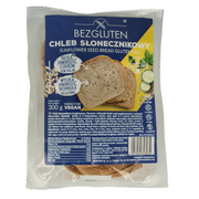 Bezgluten zonnebloempittenbrood gesneden 300 gram