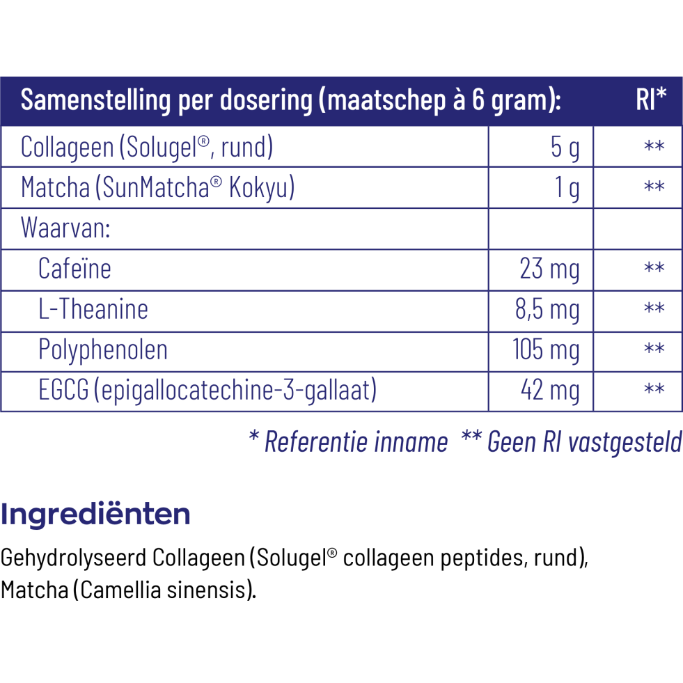 Vitakruid Collageen Solugel Matcha 150 gram