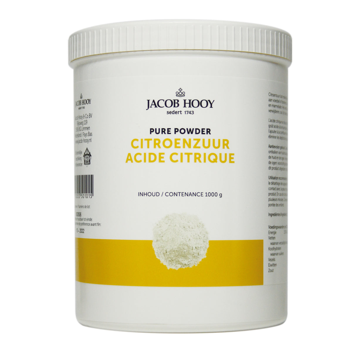 Jacob Hooy Citroenzuur pot