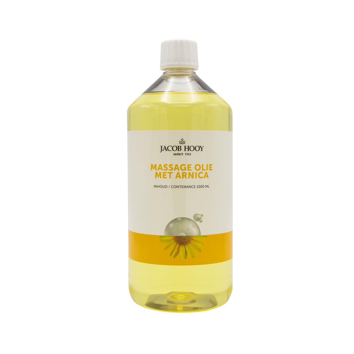 Jacob Hooy Massageolie met natuurlijke arnica 1 liter