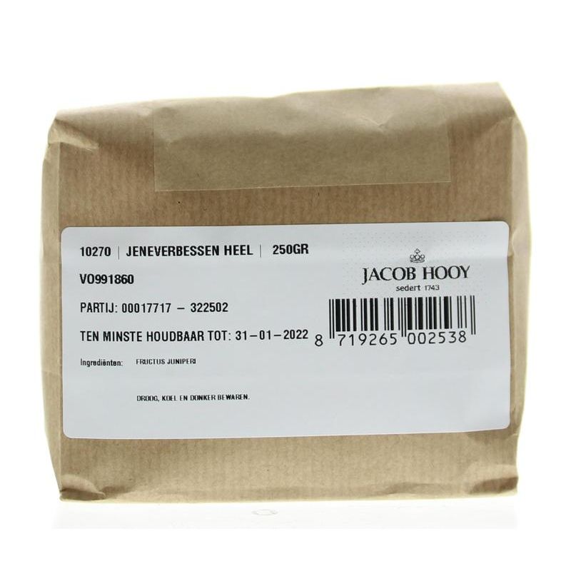 Jacob Hooy Jeneverbessen normale kwaliteit 250 gram