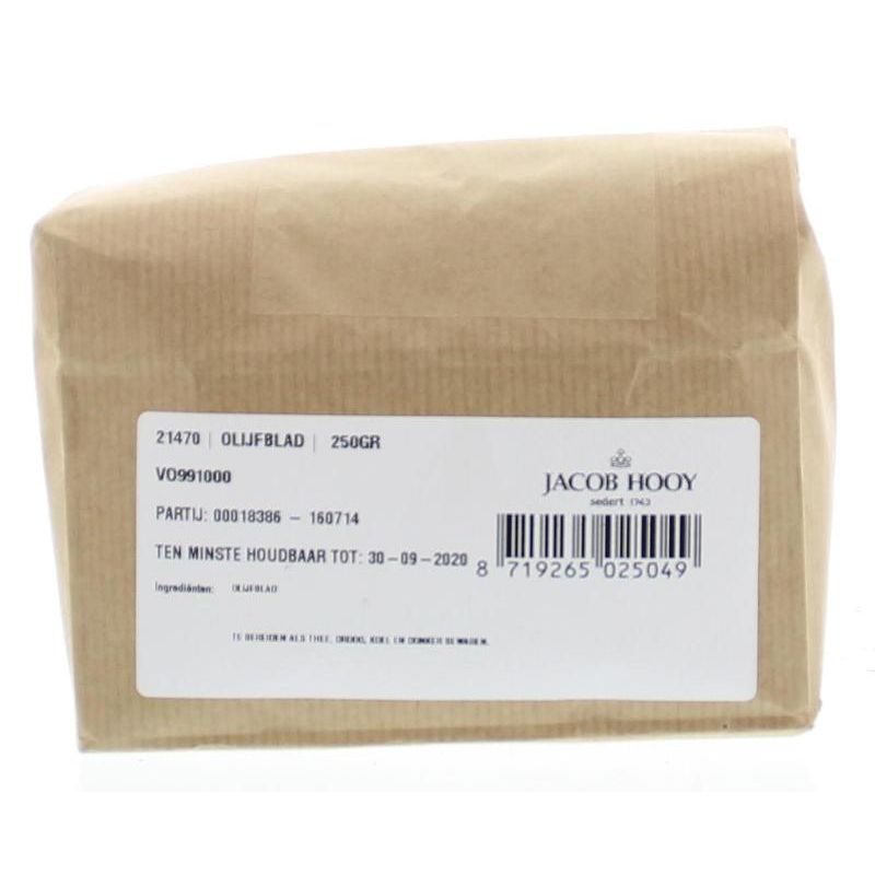 Jacob Hooy Olijfblad gesneden 250 gram