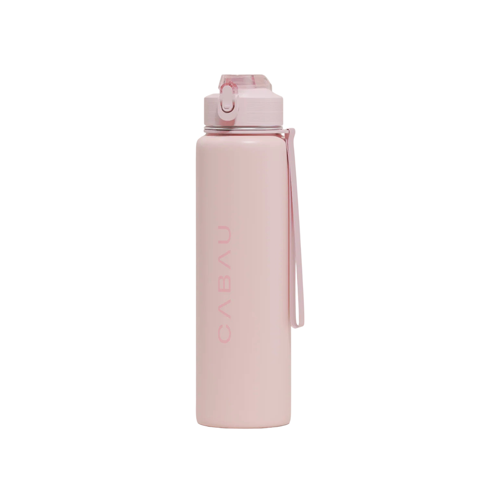 Cabau Lifestyle Bloom Bottle - Stainless Steel Pink 1 st
