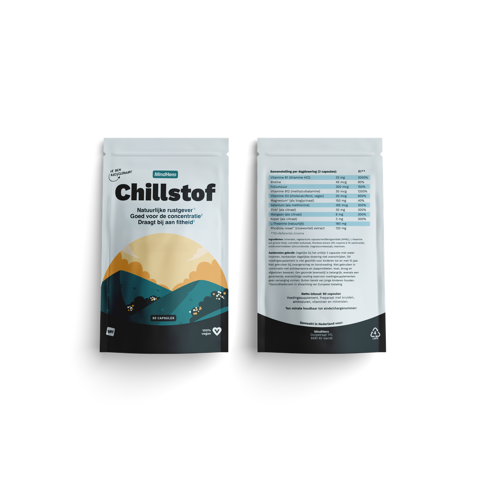 Mindhero Chillstof Dagformule 90 cp