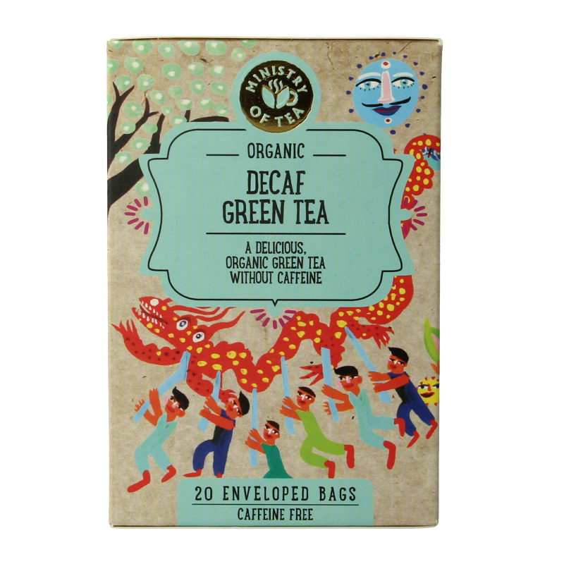Ministry Of Tea Decaf green tea bio 20 zakjes
