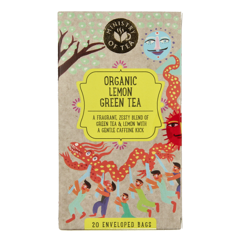 Ministry Of Tea Lemon green tea bio 20 zakjes