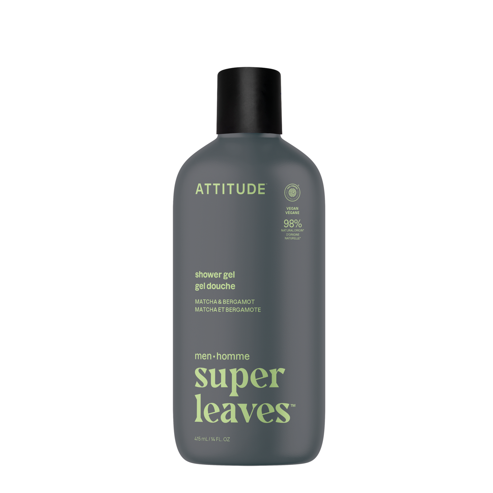 Attitude Men showergel matcha & bergamot 415 ml