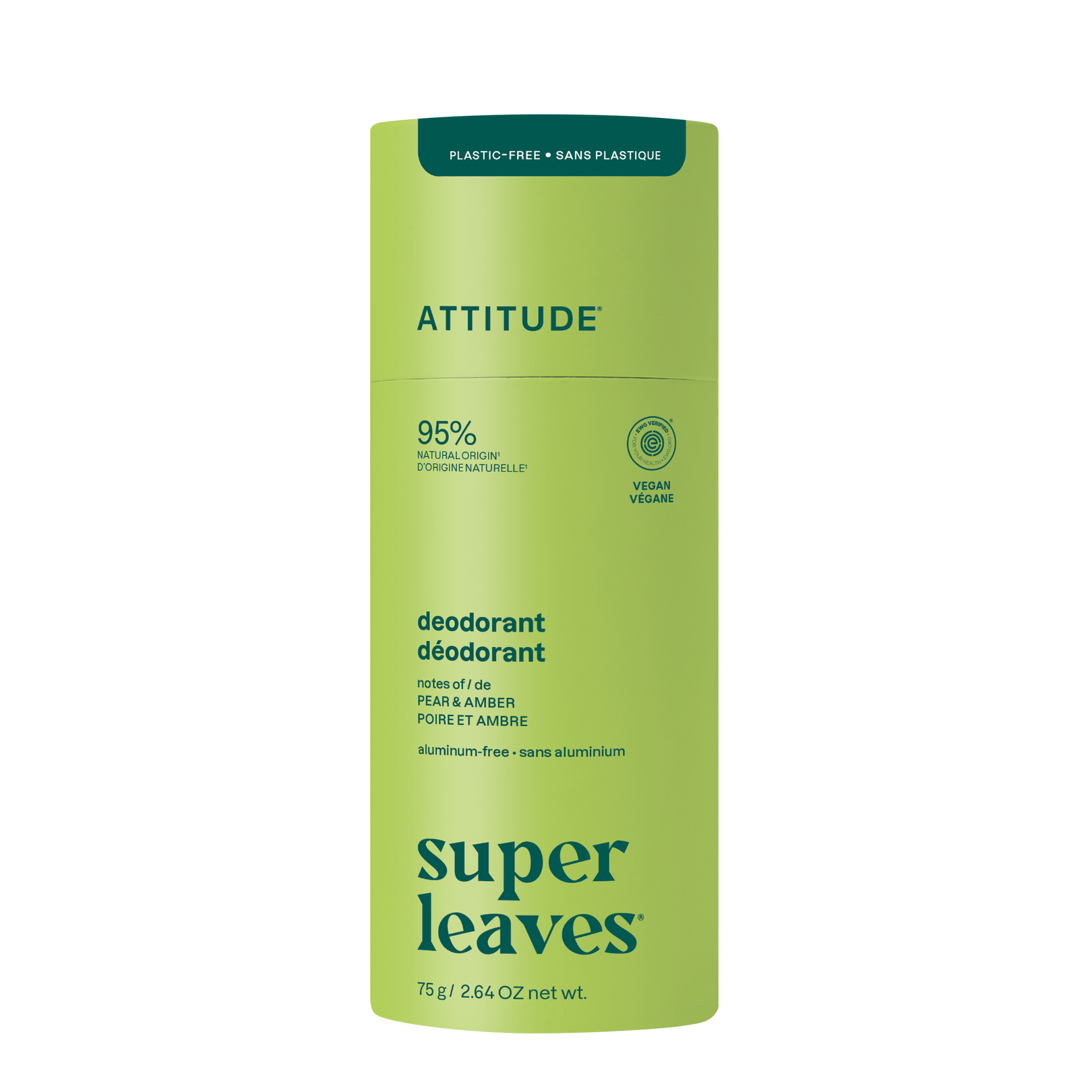 Attitude Deo super leaves pear & amber 75 gram
