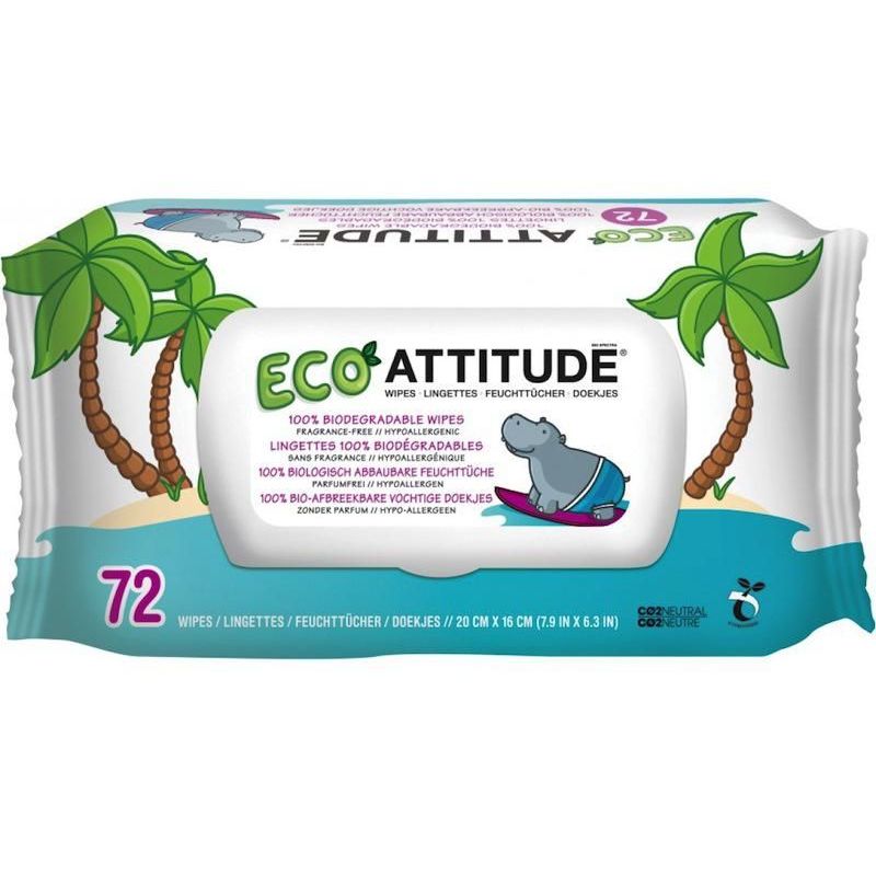 Attitude Ecologische Babydoekjes 72 st