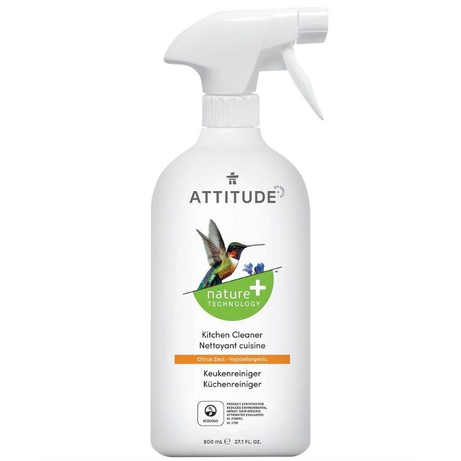 Attitude Nature+ Keukenreiniger Spray Citrus Zest 800 ml