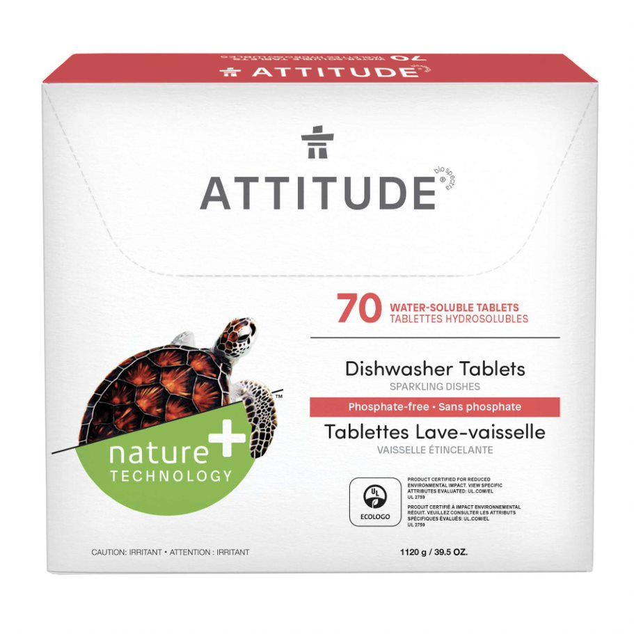 Attitude Nature+ Vaatwastabletten Fosfaatvrij 1120 gr