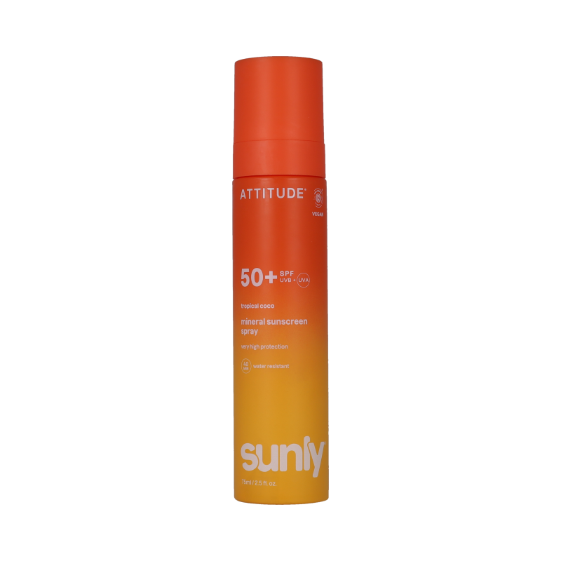 Attitude ATT SUNLY Sunscreen spray SPF50 Tropical coco 75 ml